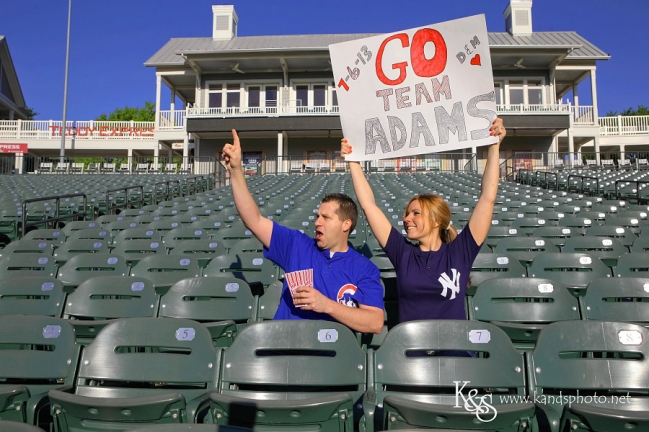 Dallas Baseball Engagement Session by Dallas Engagement Photographers, K & S Photography